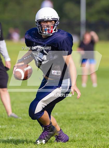 Thumbnail 3 in Sachem East vs Eastport-South Manor Scrimmage photogallery.