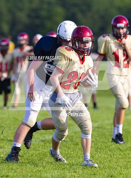 Thumbnail 3 in Sachem East vs Eastport-South Manor Scrimmage photogallery.