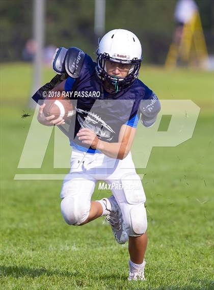 Thumbnail 2 in Sachem East vs Eastport-South Manor Scrimmage photogallery.