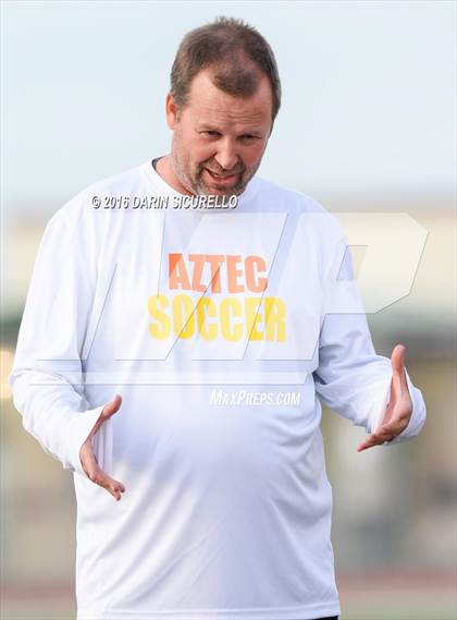 Thumbnail 3 in Corona del Sol vs. Red Mountain (Coyote Classic Tournament) photogallery.