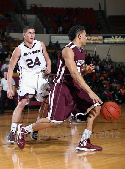 Thumbnail 1 in Sunrise Christian Academy vs. Lewisville (Fantasy of Lights) photogallery.