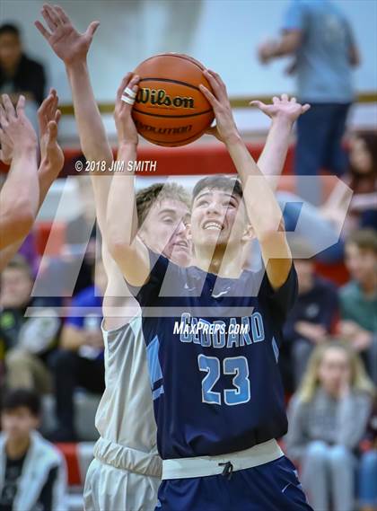 Thumbnail 2 in Goddard vs. Albuquerque Academy (Albuquerque Academy Joe Armijo Basketball Classic) photogallery.