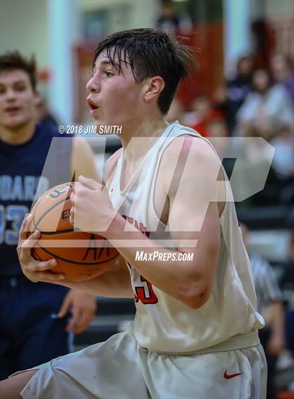 Thumbnail 2 in Goddard vs. Albuquerque Academy (Albuquerque Academy Joe Armijo Basketball Classic) photogallery.