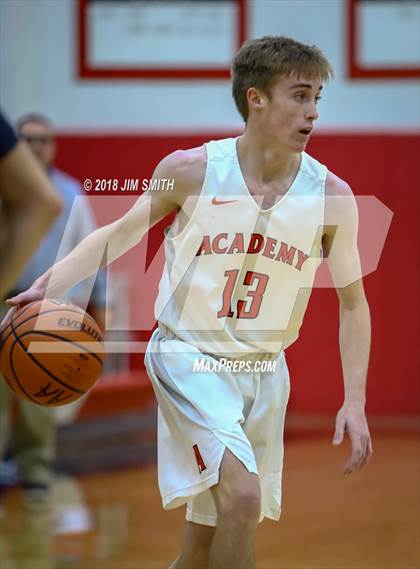 Thumbnail 2 in Goddard vs. Albuquerque Academy (Albuquerque Academy Joe Armijo Basketball Classic) photogallery.