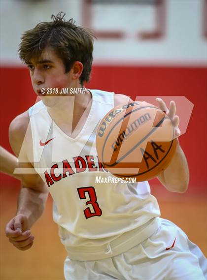 Thumbnail 2 in Goddard vs. Albuquerque Academy (Albuquerque Academy Joe Armijo Basketball Classic) photogallery.