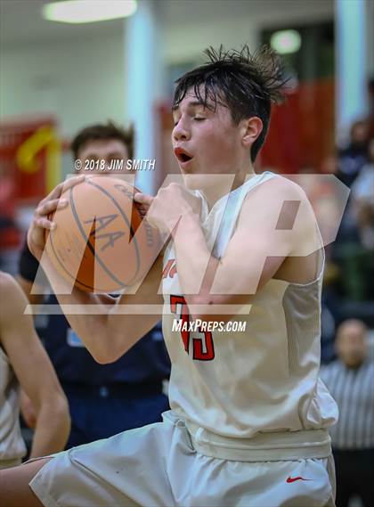 Thumbnail 1 in Goddard vs. Albuquerque Academy (Albuquerque Academy Joe Armijo Basketball Classic) photogallery.