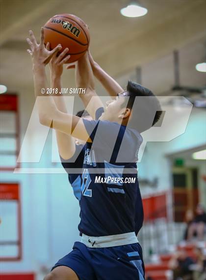 Thumbnail 3 in Goddard vs. Albuquerque Academy (Albuquerque Academy Joe Armijo Basketball Classic) photogallery.