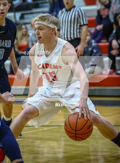 Thumbnail 2 in Goddard vs. Albuquerque Academy (Albuquerque Academy Joe Armijo Basketball Classic) photogallery.