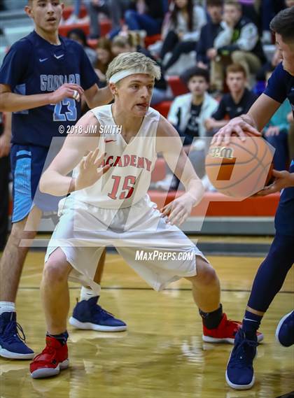 Thumbnail 2 in Goddard vs. Albuquerque Academy (Albuquerque Academy Joe Armijo Basketball Classic) photogallery.