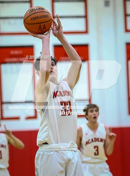Thumbnail 2 in Goddard vs. Albuquerque Academy (Albuquerque Academy Joe Armijo Basketball Classic) photogallery.