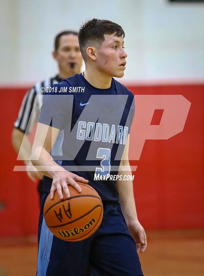 Thumbnail 3 in Goddard vs. Albuquerque Academy (Albuquerque Academy Joe Armijo Basketball Classic) photogallery.