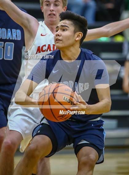 Thumbnail 1 in Goddard vs. Albuquerque Academy (Albuquerque Academy Joe Armijo Basketball Classic) photogallery.