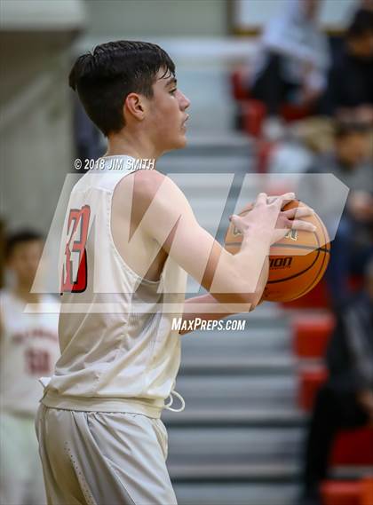 Thumbnail 1 in Goddard vs. Albuquerque Academy (Albuquerque Academy Joe Armijo Basketball Classic) photogallery.