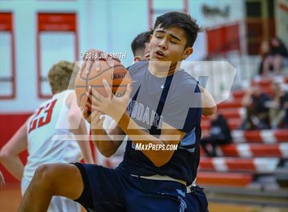 Thumbnail 1 in Goddard vs. Albuquerque Academy (Albuquerque Academy Joe Armijo Basketball Classic) photogallery.