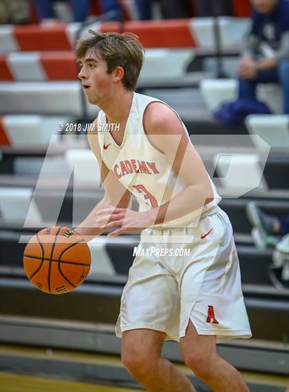 Thumbnail 1 in Goddard vs. Albuquerque Academy (Albuquerque Academy Joe Armijo Basketball Classic) photogallery.