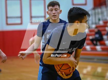 Thumbnail 2 in Goddard vs. Albuquerque Academy (Albuquerque Academy Joe Armijo Basketball Classic) photogallery.