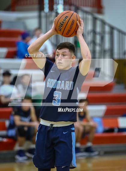 Thumbnail 3 in Goddard vs. Albuquerque Academy (Albuquerque Academy Joe Armijo Basketball Classic) photogallery.