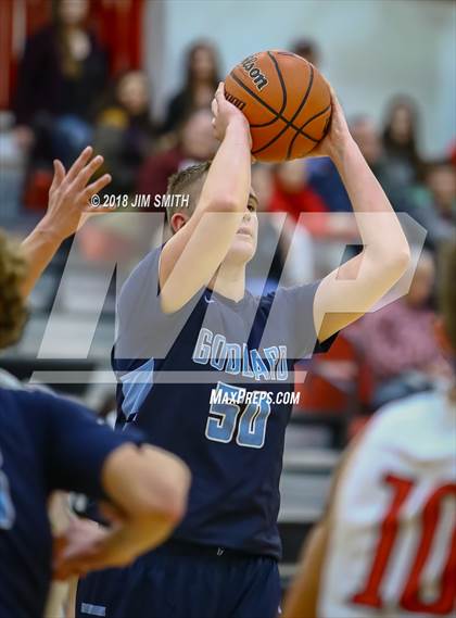 Thumbnail 1 in Goddard vs. Albuquerque Academy (Albuquerque Academy Joe Armijo Basketball Classic) photogallery.