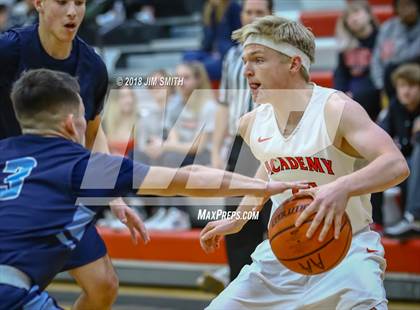 Thumbnail 1 in Goddard vs. Albuquerque Academy (Albuquerque Academy Joe Armijo Basketball Classic) photogallery.