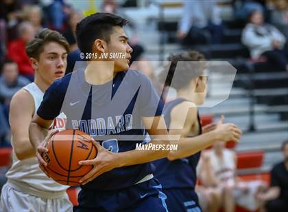 Thumbnail 2 in Goddard vs. Albuquerque Academy (Albuquerque Academy Joe Armijo Basketball Classic) photogallery.