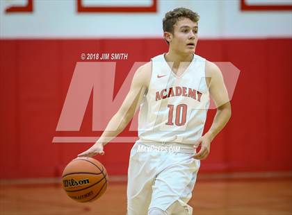 Thumbnail 2 in Goddard vs. Albuquerque Academy (Albuquerque Academy Joe Armijo Basketball Classic) photogallery.