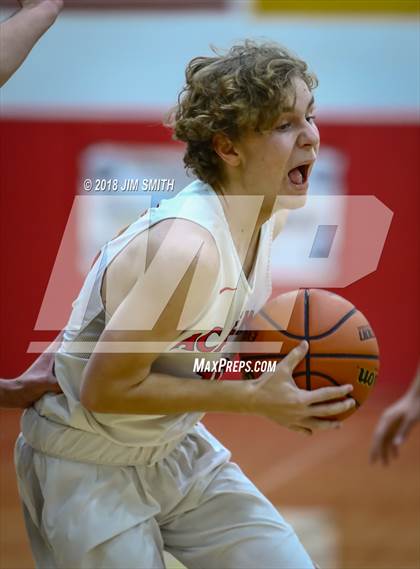 Thumbnail 3 in Goddard vs. Albuquerque Academy (Albuquerque Academy Joe Armijo Basketball Classic) photogallery.
