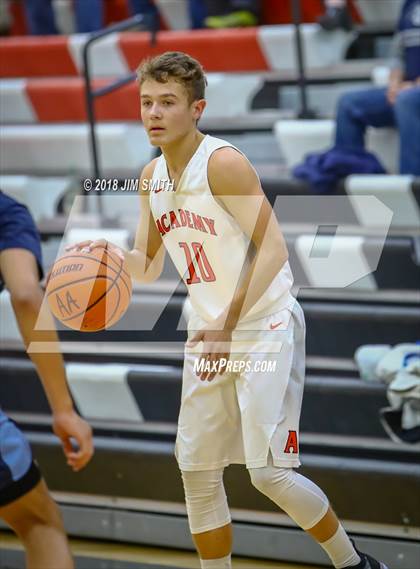 Thumbnail 2 in Goddard vs. Albuquerque Academy (Albuquerque Academy Joe Armijo Basketball Classic) photogallery.
