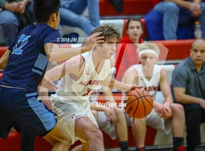 Thumbnail 1 in Goddard vs. Albuquerque Academy (Albuquerque Academy Joe Armijo Basketball Classic) photogallery.