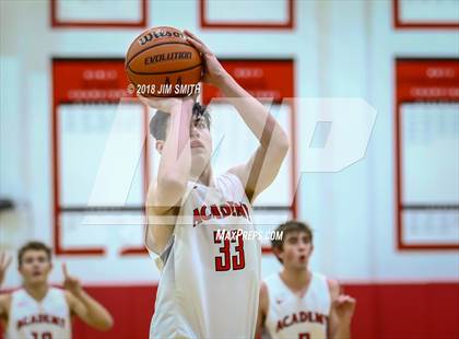 Thumbnail 1 in Goddard vs. Albuquerque Academy (Albuquerque Academy Joe Armijo Basketball Classic) photogallery.