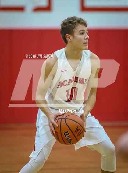 Thumbnail 1 in Goddard vs. Albuquerque Academy (Albuquerque Academy Joe Armijo Basketball Classic) photogallery.