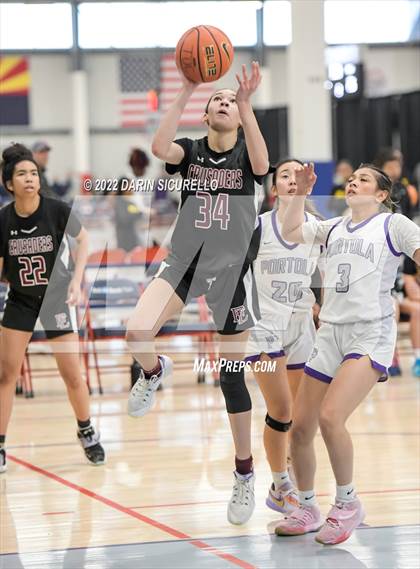 Thumbnail 2 in Faith Lutheran vs Portola (NIKE Tournament of Champions) photogallery.