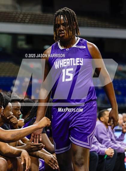 Thumbnail 2 in Kennedale vs. Wheatley (UIL Basketball 4A D2 Final) photogallery.