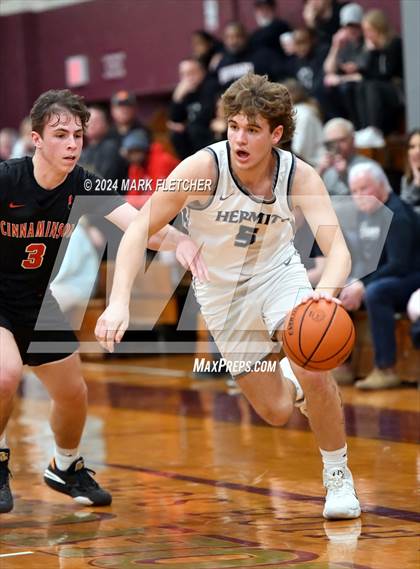 Thumbnail 3 in Cinnaminson vs St. Augustine Prep (Holy Cross Prep Showcase) photogallery.