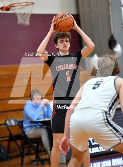 Thumbnail 2 in Cinnaminson vs St. Augustine Prep (Holy Cross Prep Showcase) photogallery.