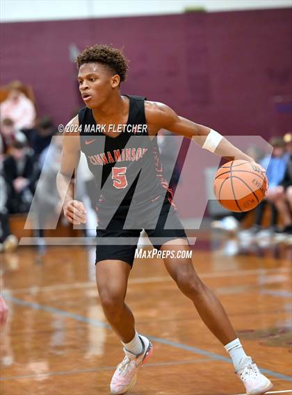 Thumbnail 2 in Cinnaminson vs St. Augustine Prep (Holy Cross Prep Showcase) photogallery.