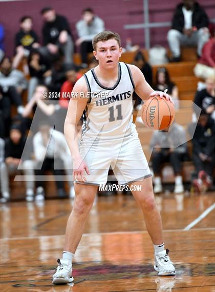 Thumbnail 3 in Cinnaminson vs St. Augustine Prep (Holy Cross Prep Showcase) photogallery.