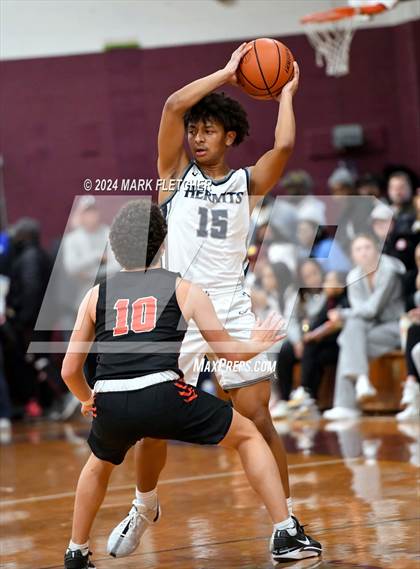 Thumbnail 2 in Cinnaminson vs St. Augustine Prep (Holy Cross Prep Showcase) photogallery.