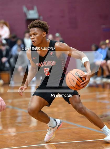 Thumbnail 3 in Cinnaminson vs St. Augustine Prep (Holy Cross Prep Showcase) photogallery.