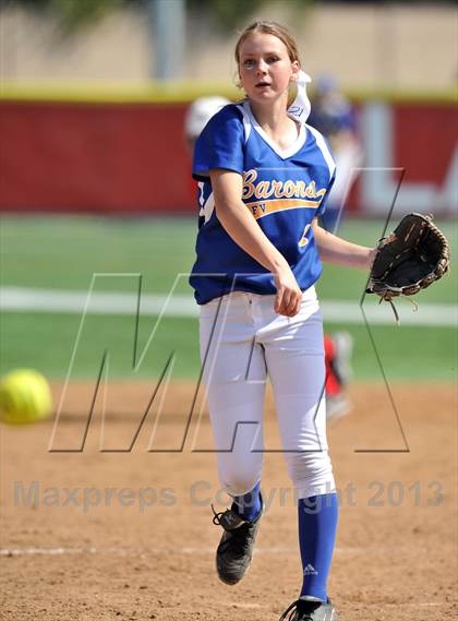 Thumbnail 1 in Fountain Valley @ Orange Lutheran (Game 1) photogallery.