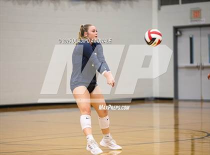 Thumbnail 3 in Prince of Peace @ McKinney Christian Academy (TAPPS Volleyball 4A Regional) photogallery.
