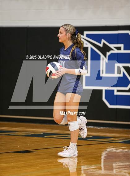 Thumbnail 3 in Prince of Peace @ McKinney Christian Academy (TAPPS Volleyball 4A Regional) photogallery.
