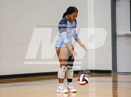 Thumbnail 1 in Prince of Peace @ McKinney Christian Academy (TAPPS Volleyball 4A Regional) photogallery.