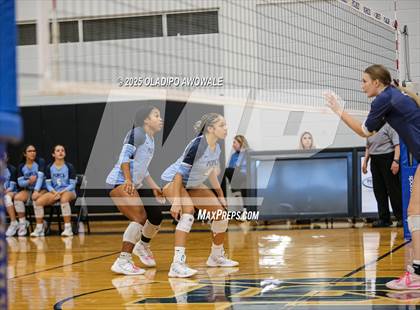 Thumbnail 3 in Prince of Peace @ McKinney Christian Academy (TAPPS Volleyball 4A Regional) photogallery.