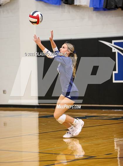 Thumbnail 1 in Prince of Peace @ McKinney Christian Academy (TAPPS Volleyball 4A Regional) photogallery.