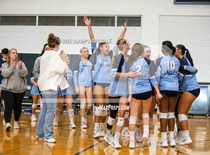 Thumbnail 2 in Prince of Peace @ McKinney Christian Academy (TAPPS Volleyball 4A Regional) photogallery.