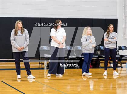 Thumbnail 3 in Prince of Peace @ McKinney Christian Academy (TAPPS Volleyball 4A Regional) photogallery.