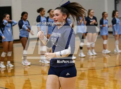 Thumbnail 3 in Prince of Peace @ McKinney Christian Academy (TAPPS Volleyball 4A Regional) photogallery.