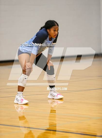 Thumbnail 1 in Prince of Peace @ McKinney Christian Academy (TAPPS Volleyball 4A Regional) photogallery.