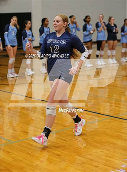 Thumbnail 1 in Prince of Peace @ McKinney Christian Academy (TAPPS Volleyball 4A Regional) photogallery.