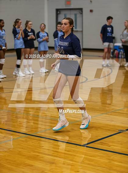 Thumbnail 1 in Prince of Peace @ McKinney Christian Academy (TAPPS Volleyball 4A Regional) photogallery.
